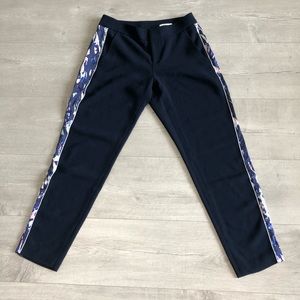 Club Monaco blue floral print work dress pants